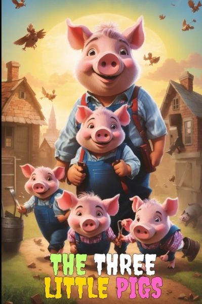 Cover for Atharv Kashyap · The Three Little Pigs: Best Kids Story Book: Bedtime Stories For Kids Ages 2-7 (Paperback Book) (2023)