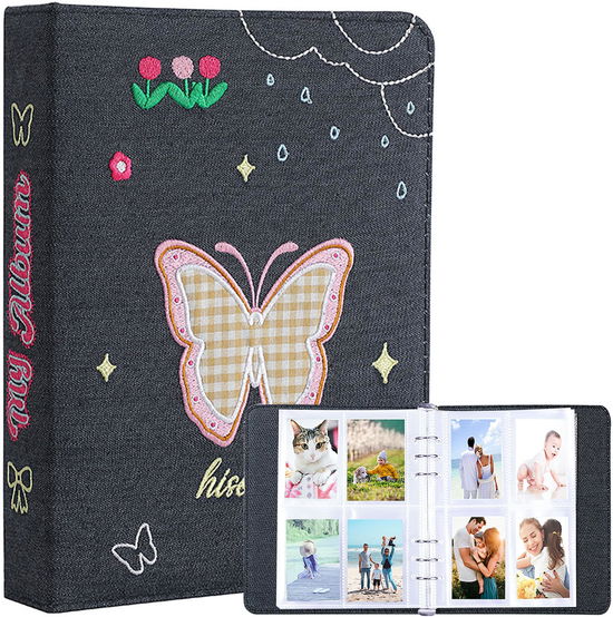 Cover for HISOCUTE PHOTOCARD BINDER - EMBROIDERED DENIM LOOK (Suporte para cartão fotográfico) (2025)