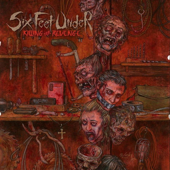Killing for Revenge (Crusted Blood Marbled Vinyl) - Six Feet Under - Musik - METAL BLADE RECORDS - 0039841608571 - 27 april 2024