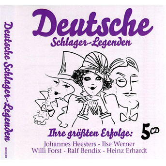 Cover for Deutsche Schlager Legenden / Various (CD) (2013)