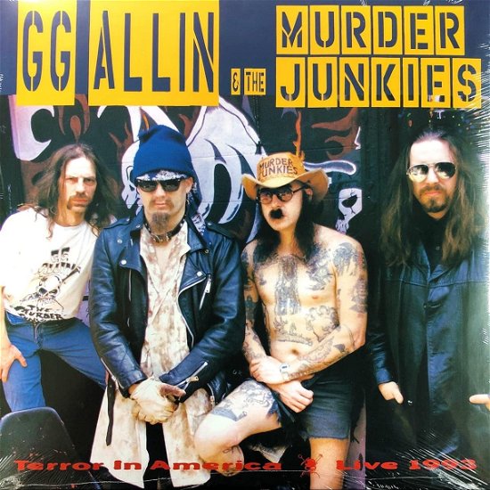Cover for Gg Allin &amp; the Murder Junkies · Terror In America (Clear Green Vinyl) (LP) (2023)