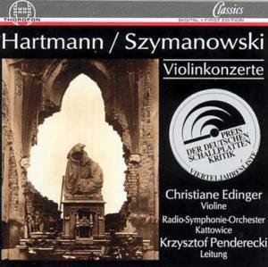 Cover for Szymanowski / Edinger,christiane · Violin Concertos (CD) (1989)