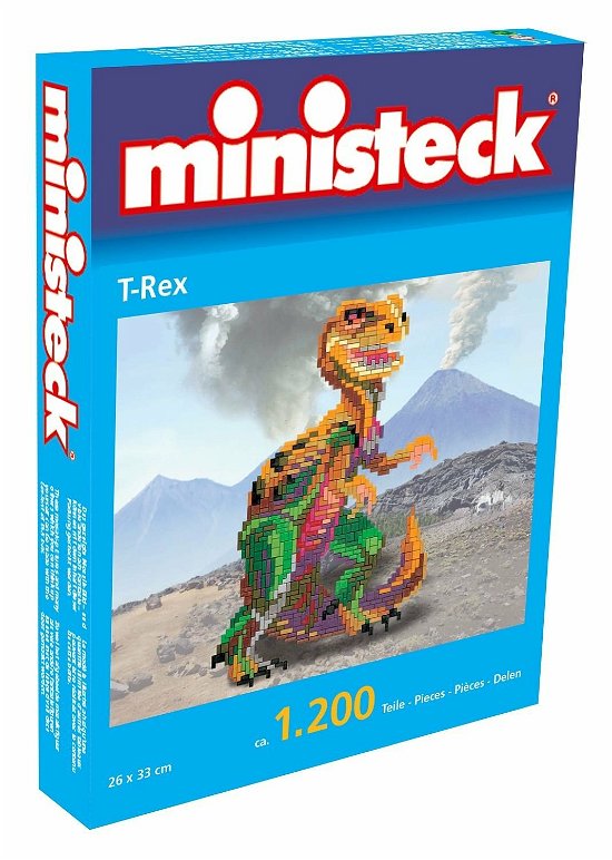 langs bewijs bestuurder Ministeck · Ministeck T-Rex Ca. 1.100 Delen, 26x33cm Incl. Gro (Toys)