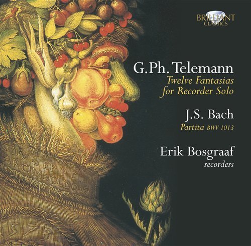 Cover for Telemann / Bach · Fantasias / Partita (CD) (2009)