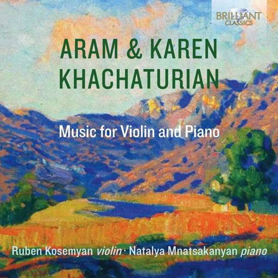 Cover for Ruben Kosemyan · Music for Violin &amp; Piano (CD) (2018)