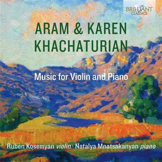 Cover for Khachaturian, A. &amp; K. · Music for Violin &amp; Piano (CD) (2018)