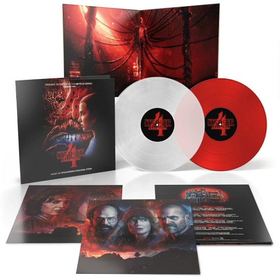 Kyle Dixon & Michael Stein · Stranger Things 4: Volume 2 (Original Score From The Netflix Series) (Limited Edition) (Clear / Red Vinyl) (LP) [Limited edition] (2023)