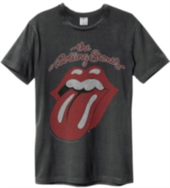 Cover for The Rolling Stones · Rolling Stones Vintage Tongue Amplified Vintage Charcoal Medium T Shirt (T-shirt)