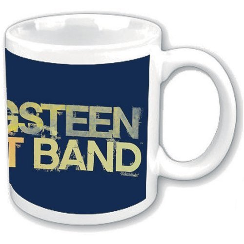 Bruce Springsteen Boxed Standard Mug: Yellow Logo - Bruce Springsteen - Merchandise - ROCK OFF - 5055295318571 - 21. juli 2011