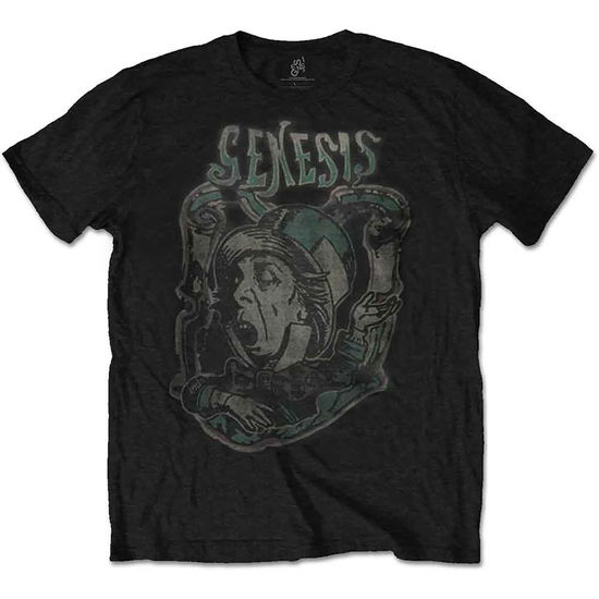 Genesis Unisex T-Shirt: Mad Hatter 2 - Genesis - Produtos - MERCHANDISE - 5055979991571 - 19 de dezembro de 2019