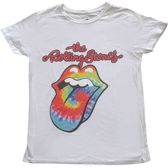 The Rolling Stones Ladies T-Shirt: Multicolour Tongue (8) - The Rolling Stones - Merchandise -  - 5056561036571 - 