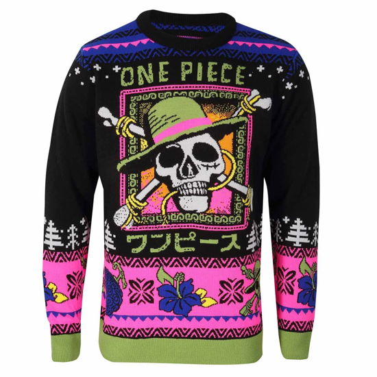 One Piece Sweatshirt Christmas Jumper Skull Größe -  - Merchandise -  - 5056688546571 - 9 januari 2024