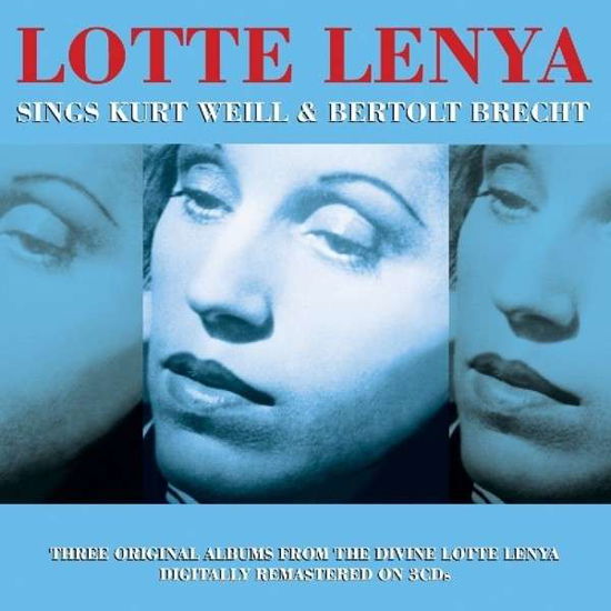 Sings Kurt Weill & Bertolt Brecht - Lenya Lotte - Muziek - HOANZL - 5060342021571 - 28 februari 2019