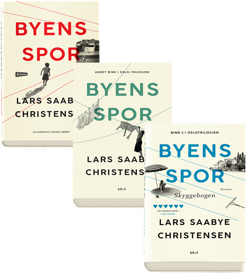 Cover for Lars Saabye Christensen · Byens spor tre bind (Bound Book) [1º edição] (2020)