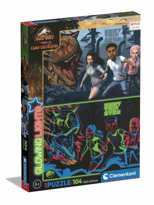 Cover for Glowing · Camp Cretaceous Glow In The Dark (104 stukjes) (Toys)