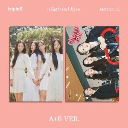 Cover for Triples &amp; +(KR)ystal Eyes · Aesthetic (CD + Merch) (2023)