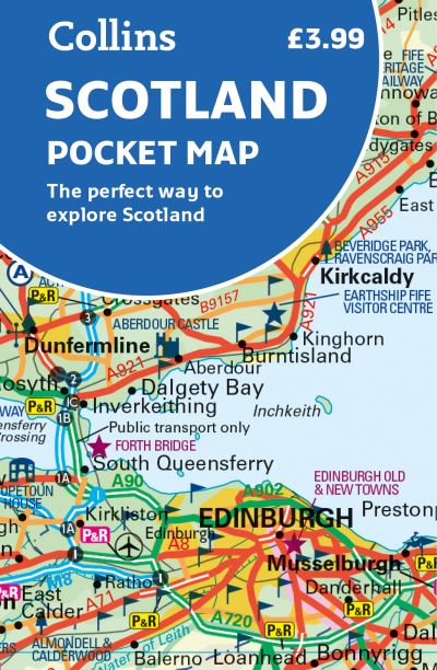 Cover for Collins Maps · Scotland Pocket Map: The Perfect Way to Explore Scotland (Landkarten) (2022)