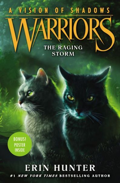 Cover for Erin Hunter · Warriors: A Vision of Shadows #6: The Raging Storm - Warriors: A Vision of Shadows (Hardcover Book) (2018)