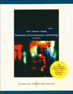 Cover for Arens · Essentials of Contemporary Advertising (Paperback Book) (2008)
