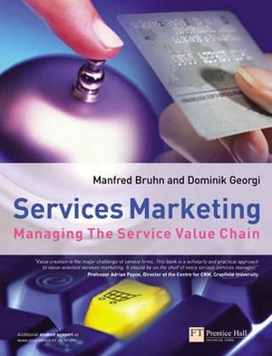 Cover for Manfred Bruhn · Services Marketing: Managing the Service Value Chain (Paperback Book) (2005)