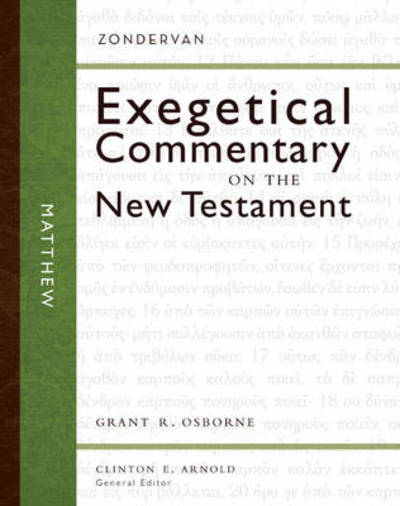 Cover for Grant R. Osborne · Matthew - Zondervan Exegetical Commentary on the New Testament (Hardcover Book) (2010)