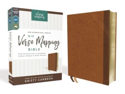 Cover for Kristy Cambron · NIV, Verse Mapping Bible, Leathersoft, Brown, Comfort Print Find Connections in Scripture Using a Unique 5-Step Process (Book) (2021)