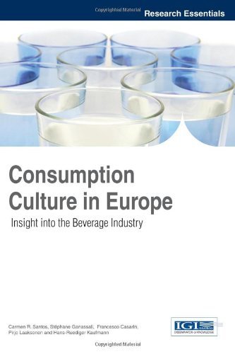 Cover for Carmen R. Santos · Consumption Culture in Europe: Insight into the Beverage Industry (Innbunden bok) (2013)