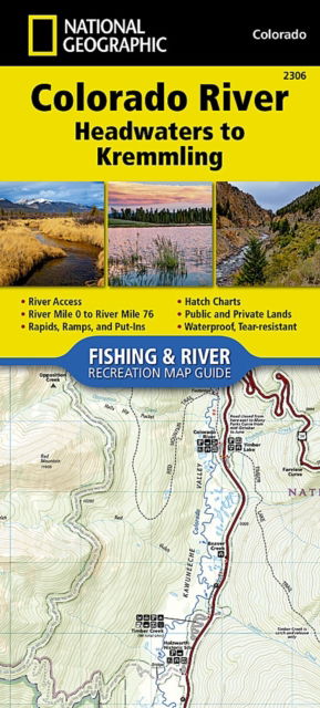 Cover for National Geographic Maps · Colorado River, Headwaters To Kremmling: River Map Guide (Paperback Book) [2018th edition] (2018)