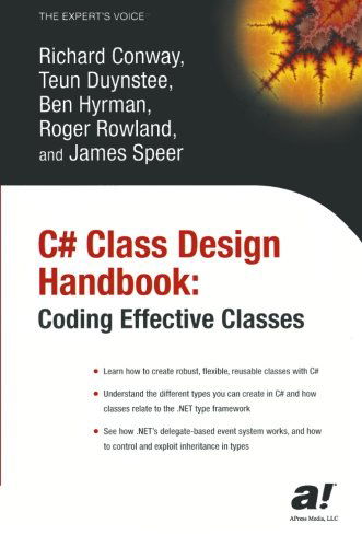 Cover for Richard Conway · C# Class Design Handbook: Coding Effective Classes (Paperback Book) (2003)