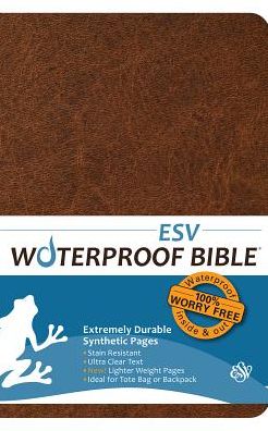 Cover for Bardin &amp; Marsee Publishing · Waterproof Bible-Esv-Brown (Paperback Book) (2018)