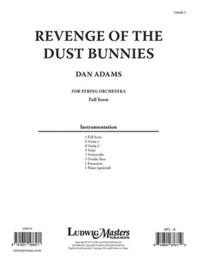 Cover for Dan Adams · Revenge of the Dust Bunnies for String Orchestra (Bok) (2020)