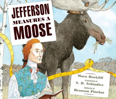 Cover for Mara Rockliff · Jefferson Measures a Moose (CD) (2020)