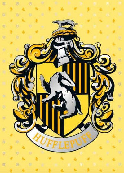 Cover for Insight Editions · Harry Potter: Hufflepuff Embellished Card - HP Card (Flashcards) (2020)