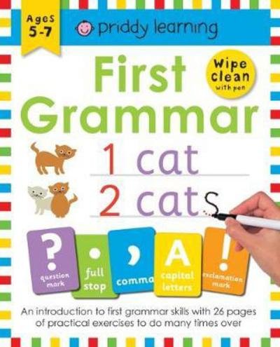 Cover for Priddy Books · First Grammar - Wipe Clean Workbooks (Spiral Book) (2017)