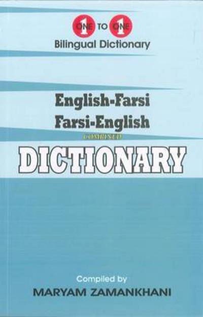 Cover for M. Zamankhani · One-to-one dictionary: English-Farsi &amp; Farsi-English dictionary (Hardcover Book) (2015)