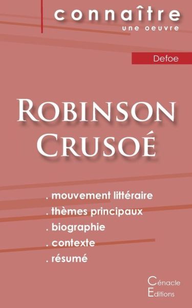 Cover for Daniel Defoe · Fiche de lecture Robinson Crusoe de Daniel Defoe (Analyse litteraire de reference et resume complet) (Pocketbok) (2022)