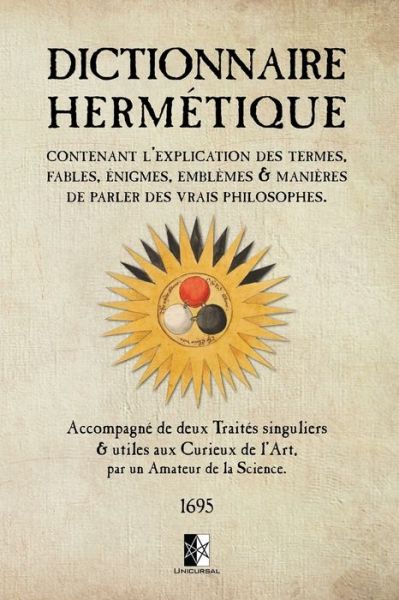 Cover for Anonyme · Dictionnaire Hermetique (Paperback Book) (2019)