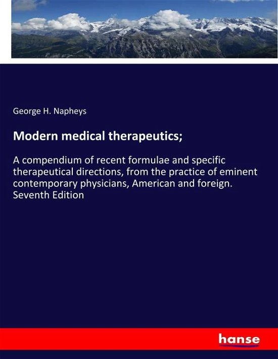 Cover for Napheys · Modern medical therapeutics; (Book) (2019)