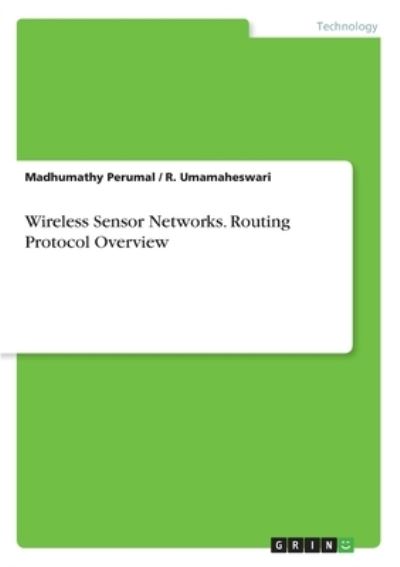 Cover for Perumal · Wireless Sensor Networks. Routi (N/A)