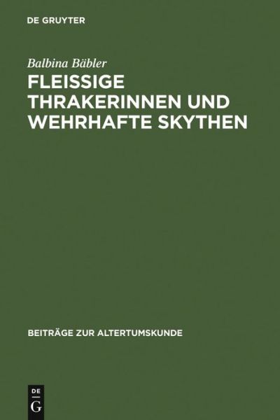 Cover for Bäbler · Fleissige Thrakerinnen und wehrh (Book) (1998)