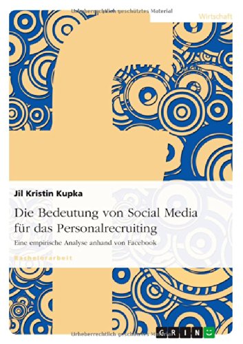 Cover for Kupka · Die Bedeutung von Social Media fü (Book) [German edition] (2010)