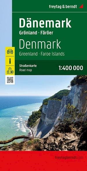 Denmark - Greenland - Faroe Islands Road Map 1:400,000 - Freytag Berndt - Boeken - Freytag-Berndt - 9783707921571 - 1 november 2022