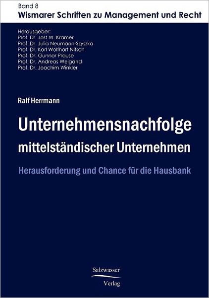 Cover for Ralf Herrmann · Unternehmensnachfolge Mittelständischer Unternehmen (Paperback Book) [German edition] (2009)