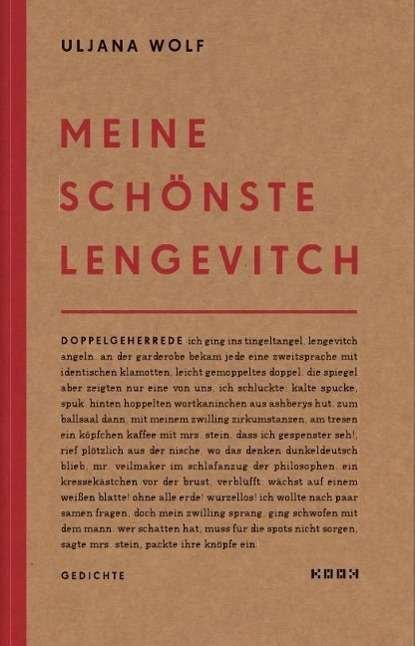 Cover for Wolf · Meine Schönste Lengevitch (Buch)
