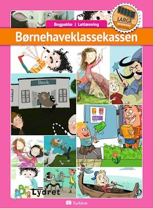 Cover for Bogpakke, letlæsning, fiktion · Bogpakke: Børnehaveklasse-kassen (LARGE 30 bøger) (Gebundenes Buch) [1. Ausgabe] (2023)
