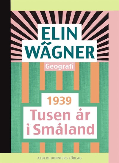 Cover for Elin Wägner · Tusen år i Småland (ePUB) (2015)