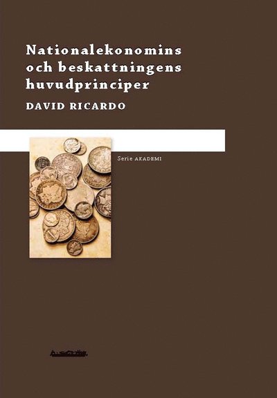 Cover for David Ricardo · Nationalekonomins och beskattningens huvudprinciper (Book) (2009)