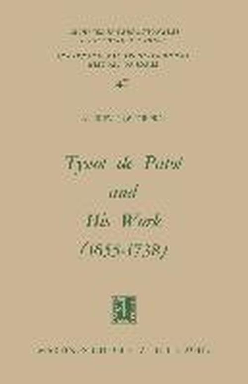 A. Rosenberg · Tyssot De Patot and His Work 1655 - 1738 - International Archives of the History of Ideas / Archives Internationales d'Histoire des Idees (Taschenbuch) [Softcover reprint of the original 1st ed. 1972 edition] (2011)