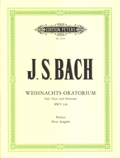 Cover for Johann Sebastian Bach · Christmas Oratorio BWV 248 (Partituren) (2001)