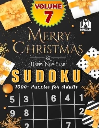 Cover for Bopuzzles · Merry Christmas Sudoku Volume 7 (Paperback Book) (2020)